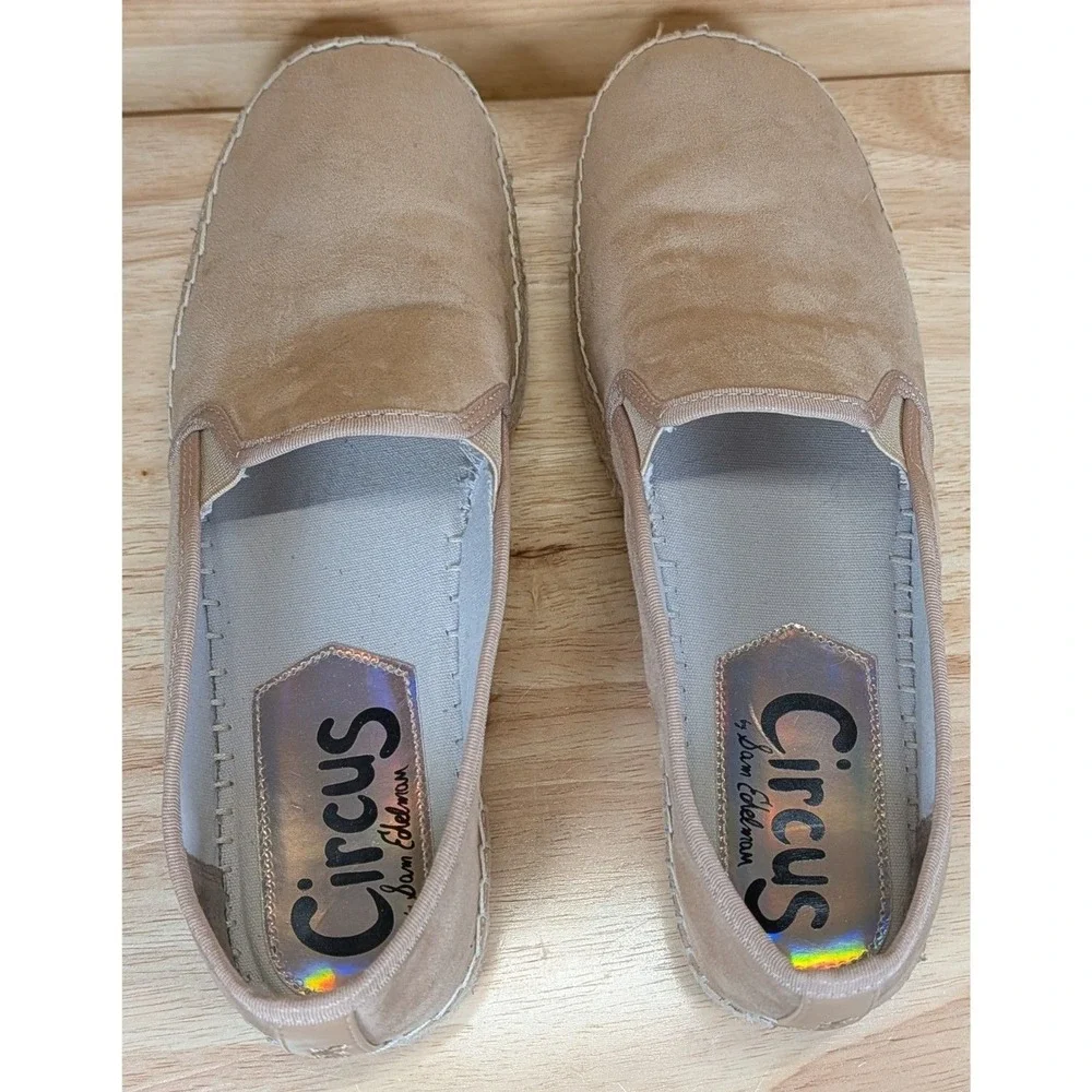 Circus by Sam Edelman Espadrilles Women's 9.5‎ Tan Slip-On Platform Shoes